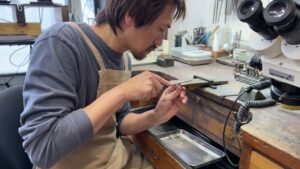 指輪の作り方、地金の平面出しのテクニック｜ジュエリー製作