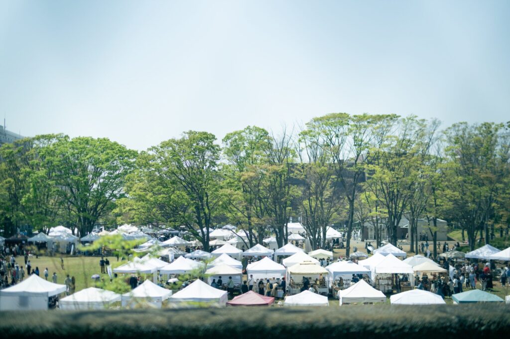 湘南茅ヶ崎クラフトフェアいちの市の公式会場写真